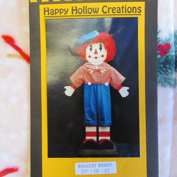 Happy Hollow Creations Tole Painting Pattern Raggedy Randy 35" Uncut - Picture 1 of 10